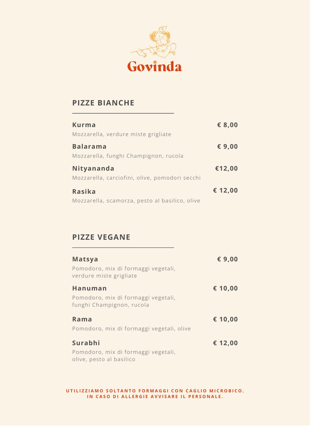 Pagina del menu 2