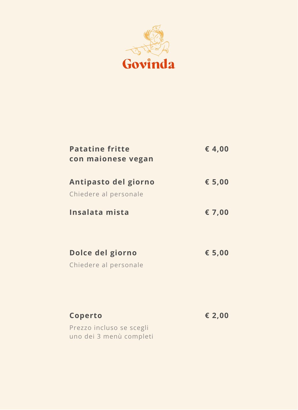 Pagina del menu 4